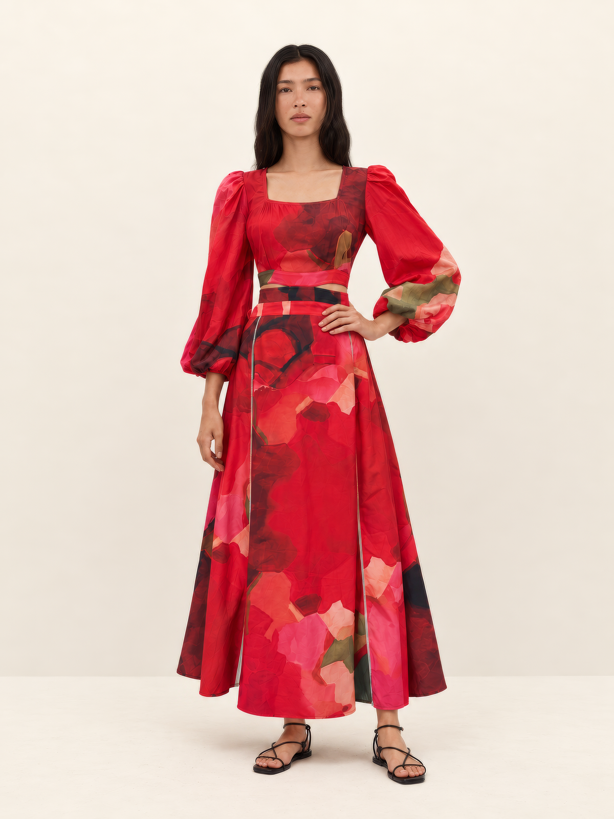 Rose Long Dress