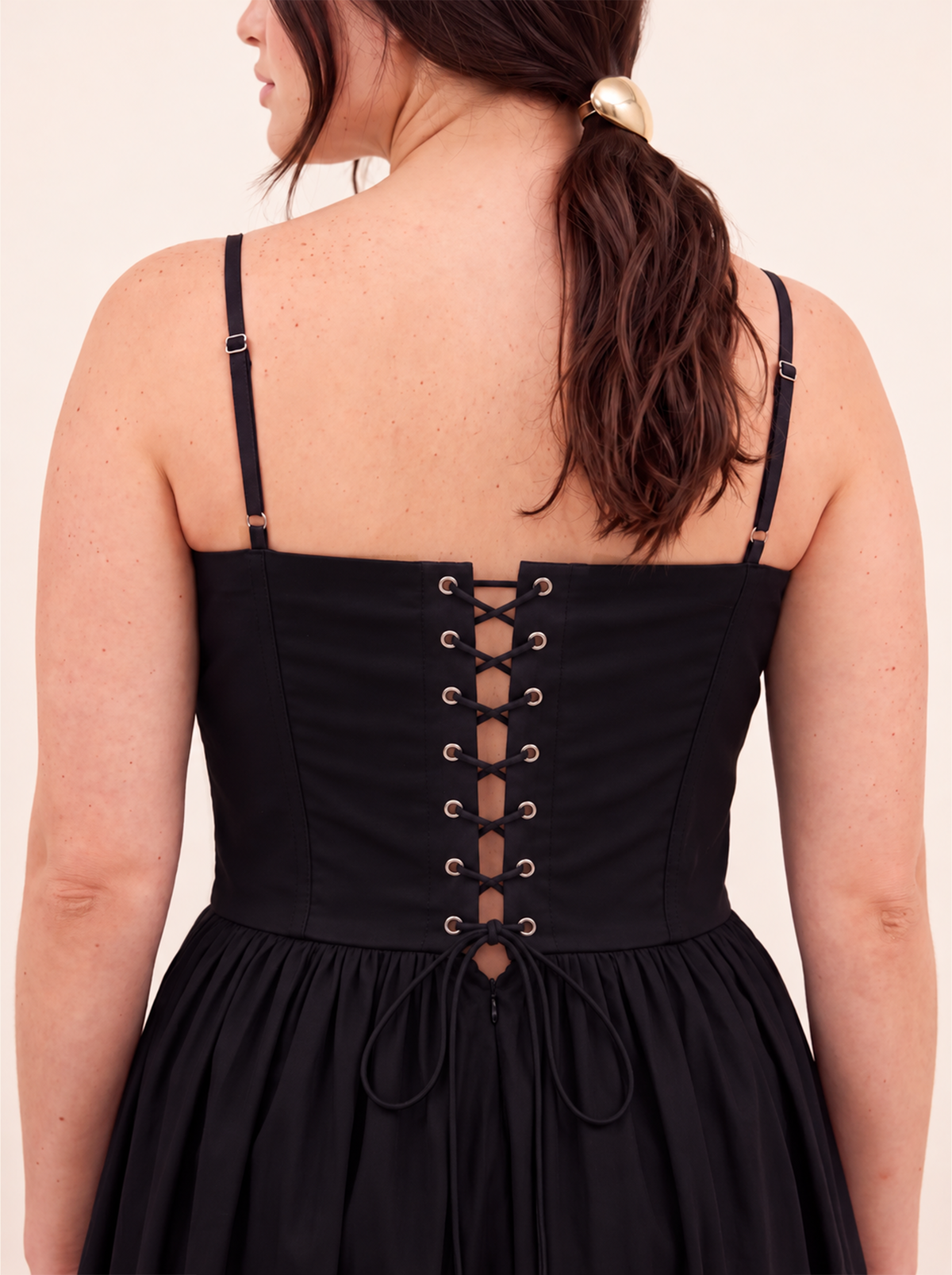 Margot Black Corset Maxi Dress