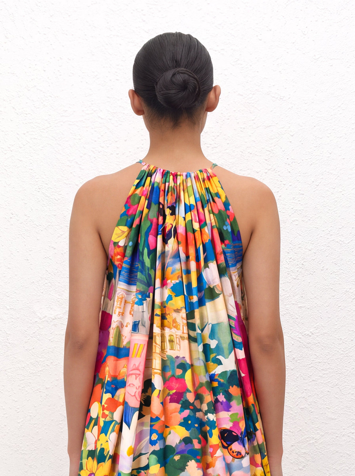 Sienna Flowing Halter Neck Maxi Dress