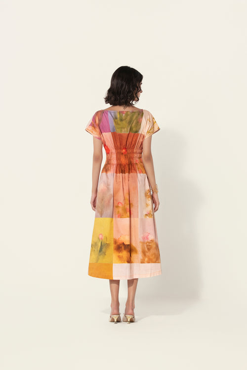 Amelia Smocked Midi Dress