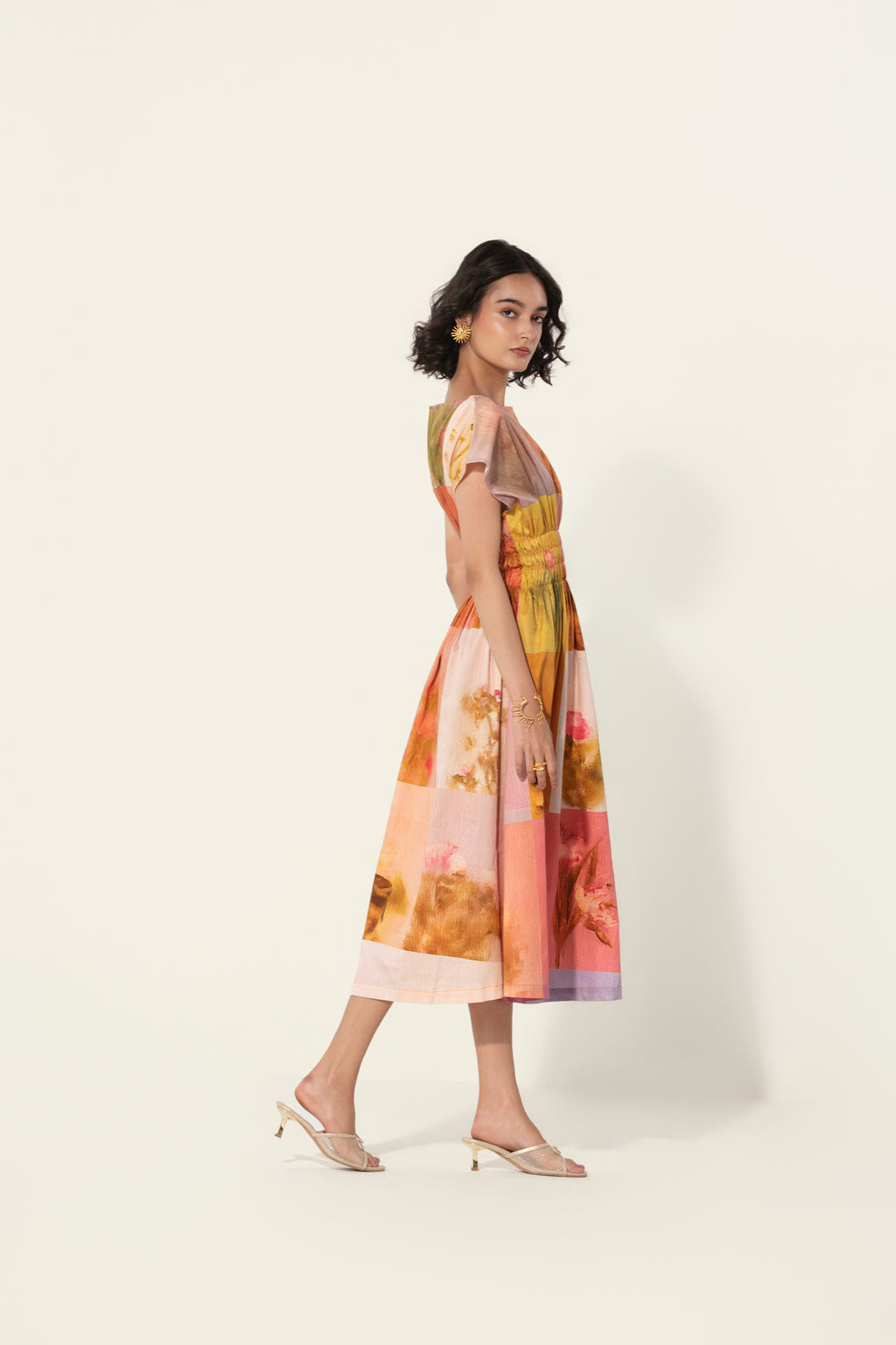 Amelia Smocked Midi Dress
