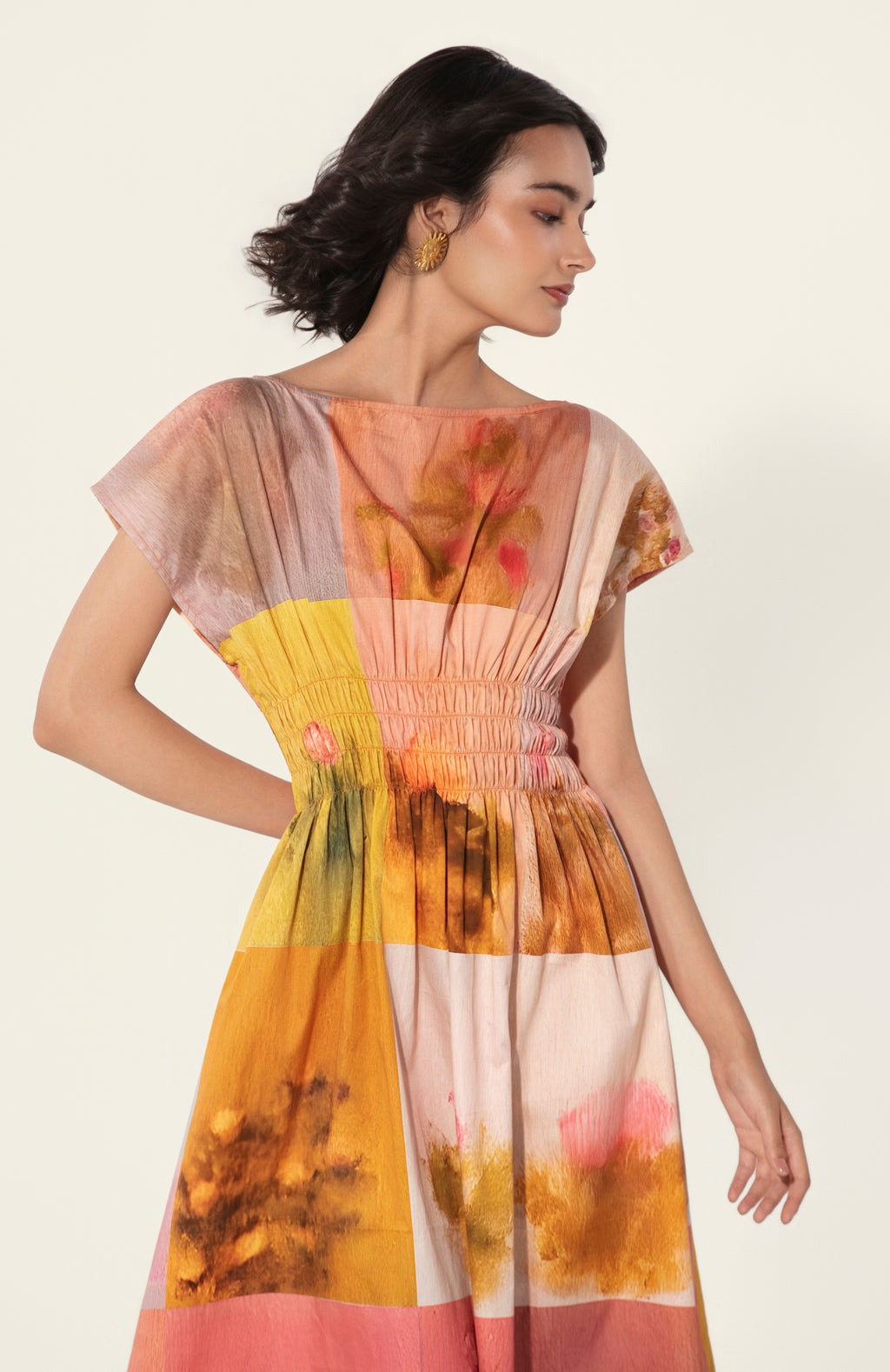 Amelia Smocked Midi Dress