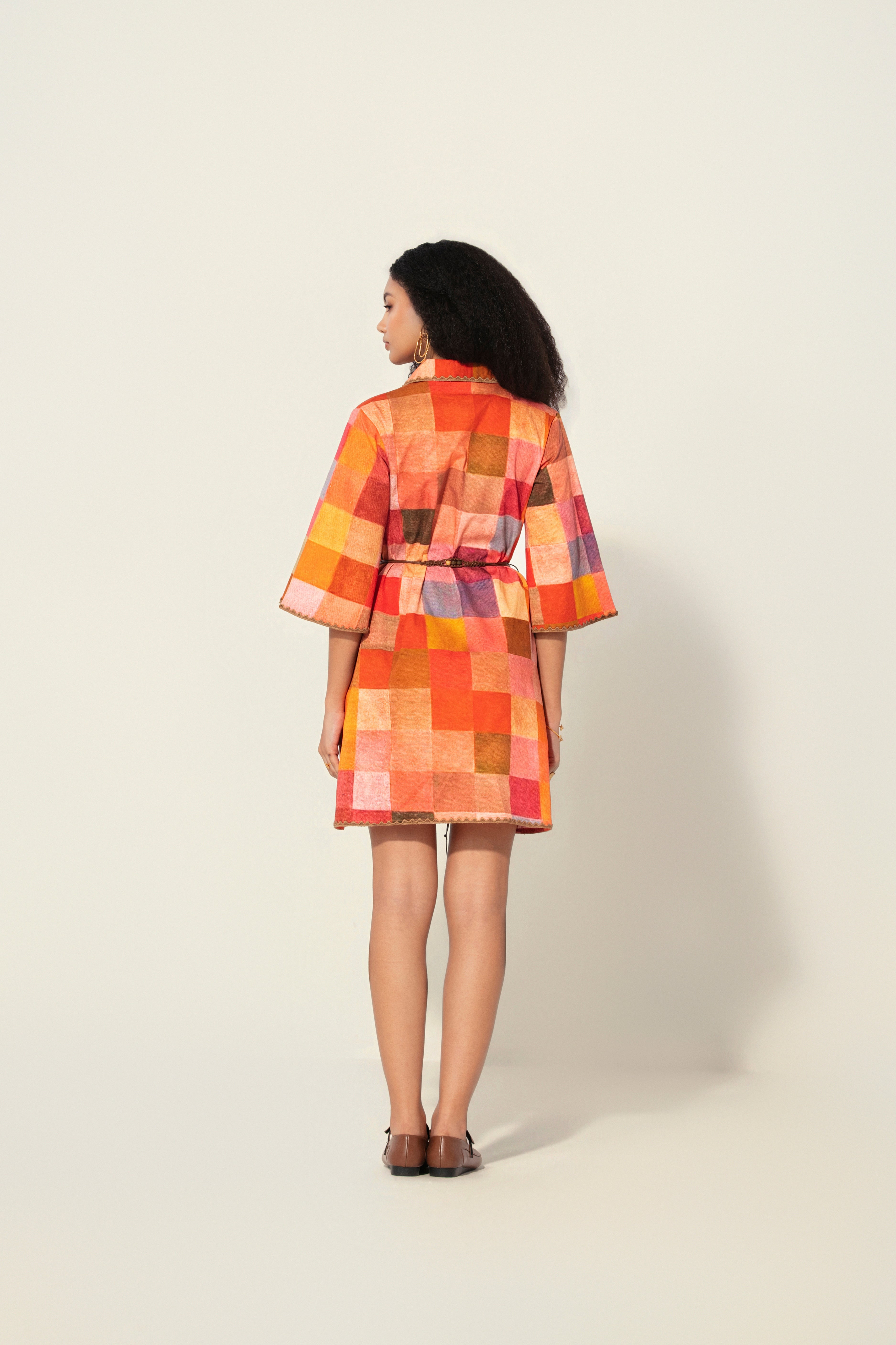 Gira Belted Mini Dress