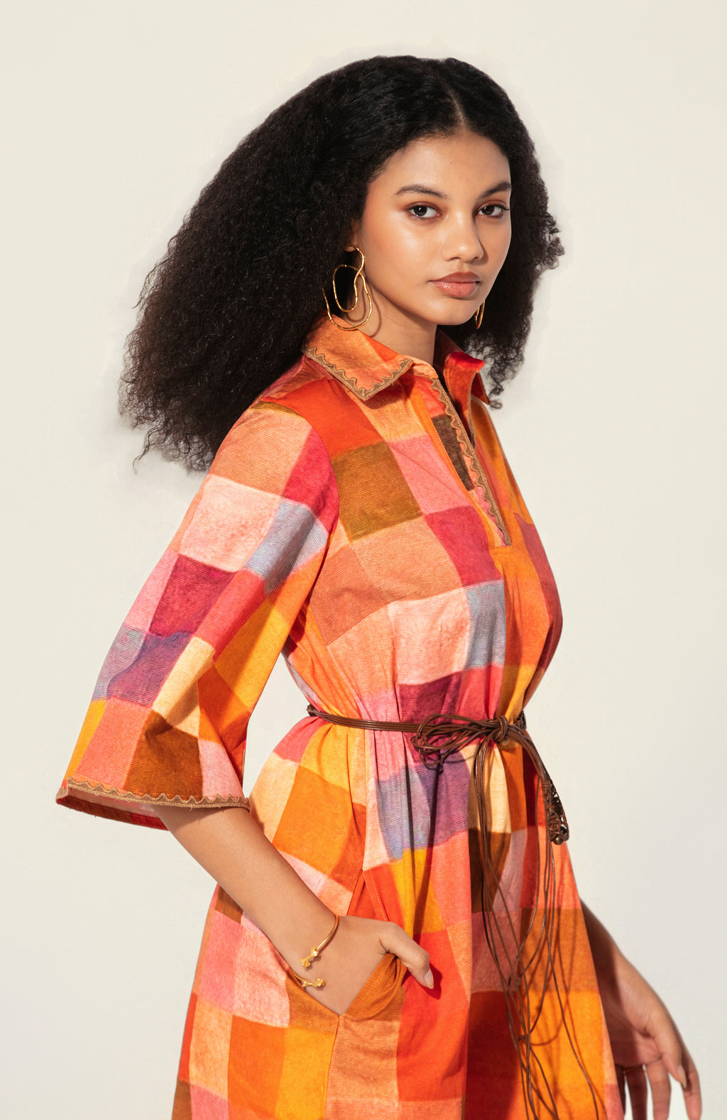 Gira Belted Mini Dress