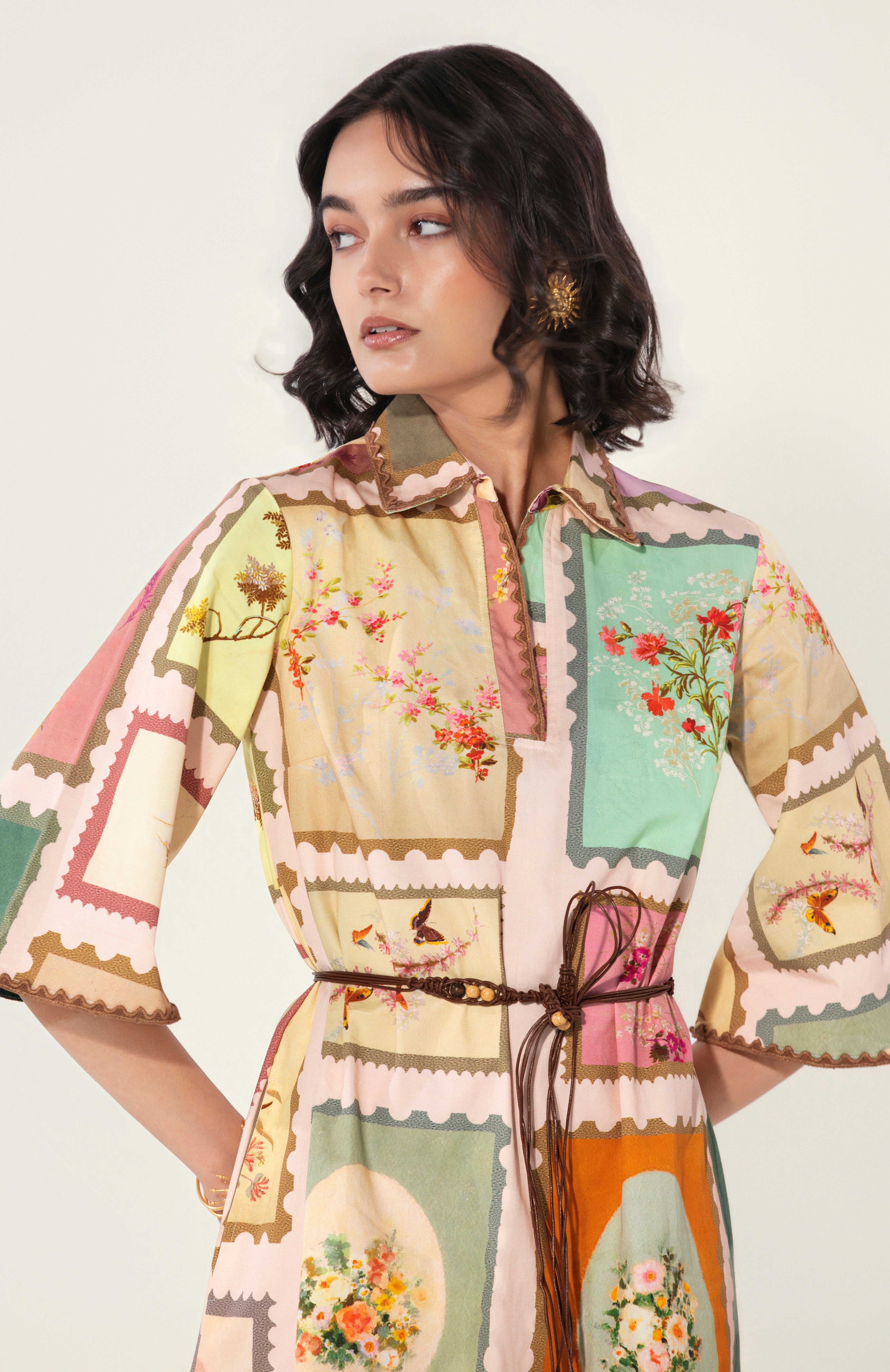 Marianne Belted Tunic Dress