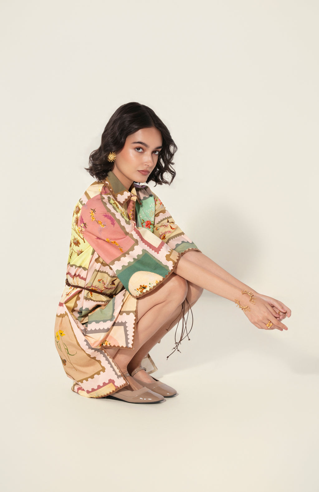 Marianne Belted Tunic Dress