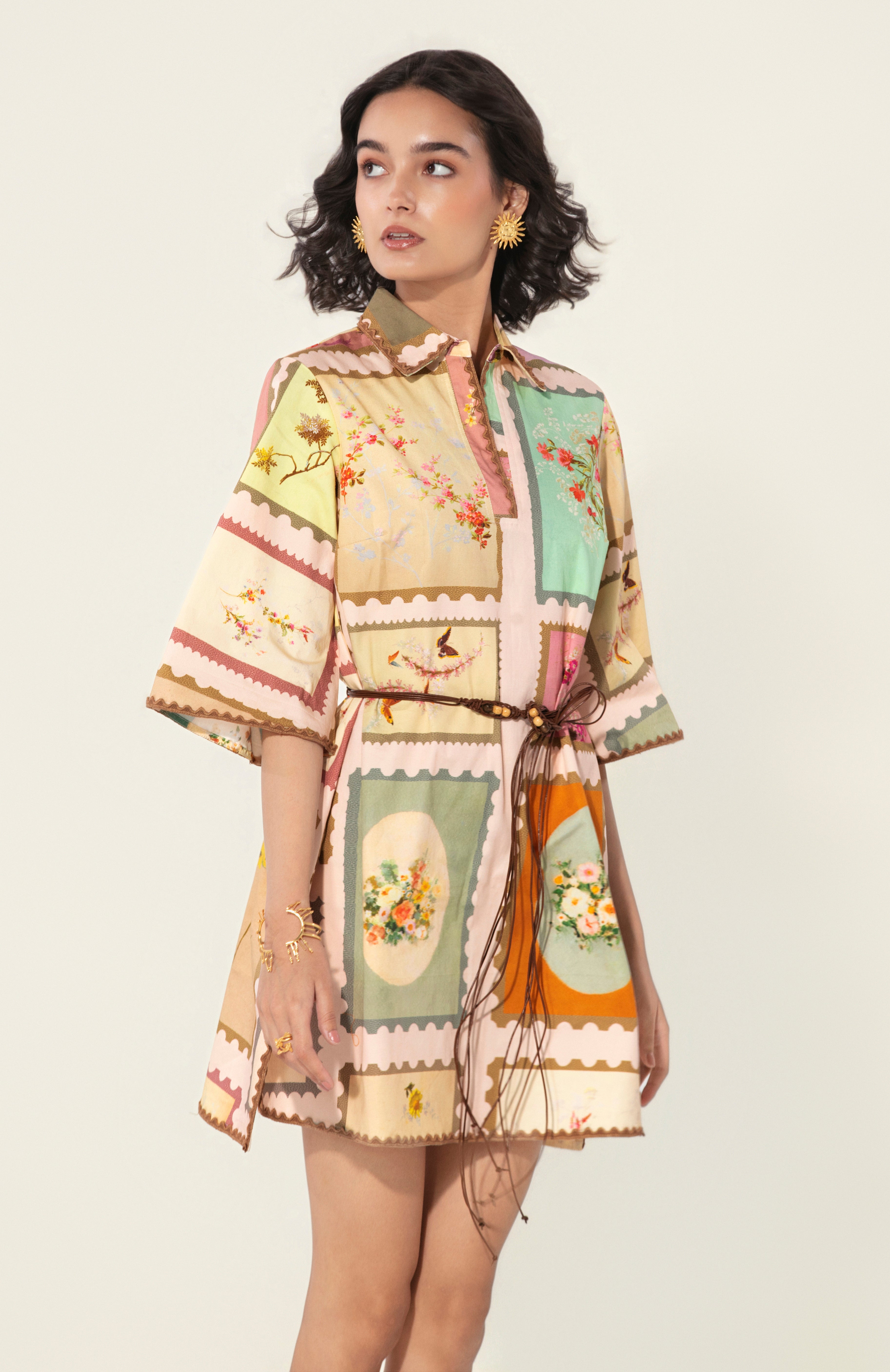Marianne Belted Tunic Dress