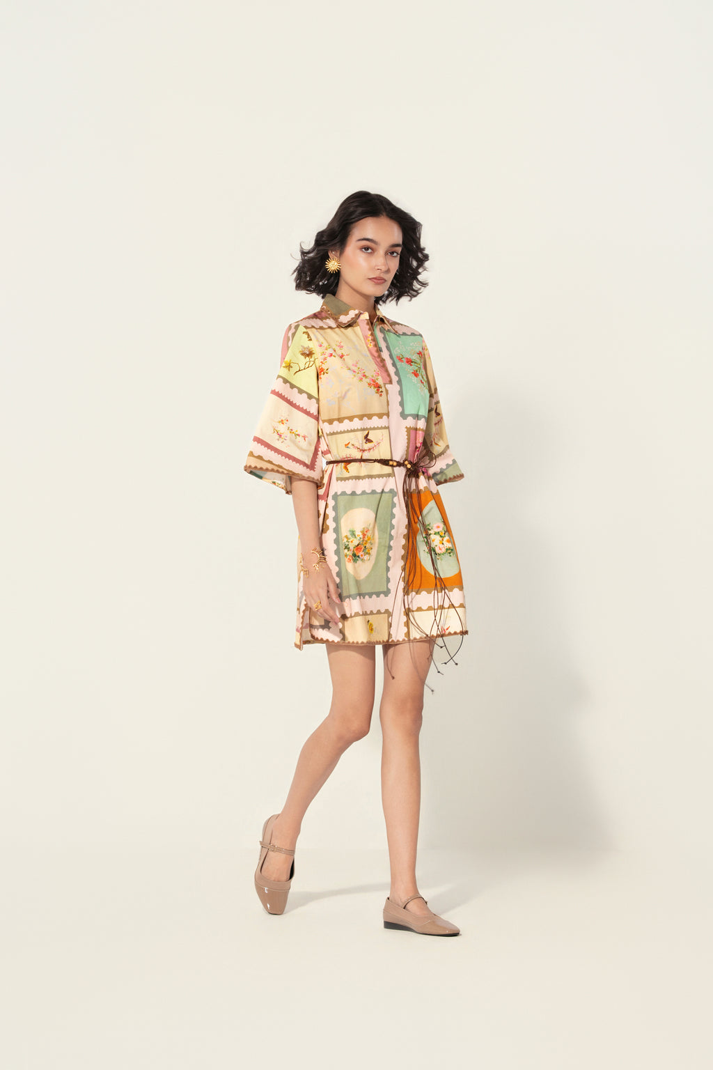 Marianne Belted Tunic Dress