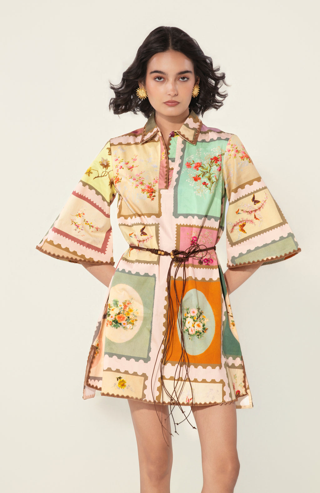 Marianne Belted Tunic Dress