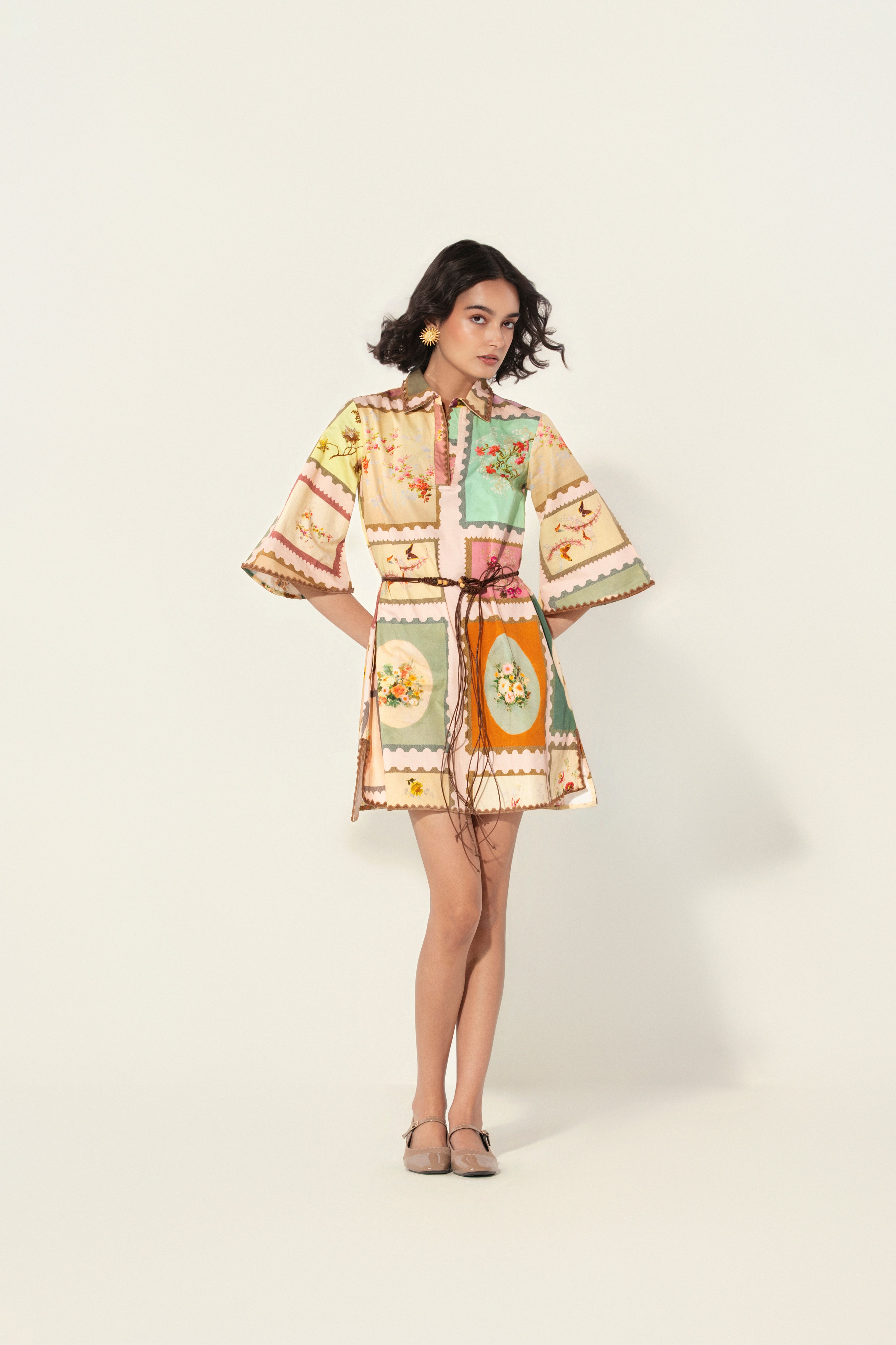 Marianne Belted Tunic Dress