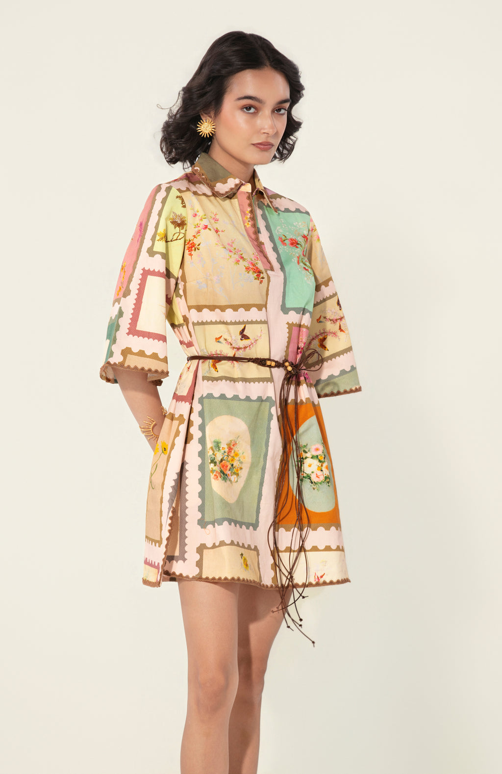 Marianne Belted Tunic Dress