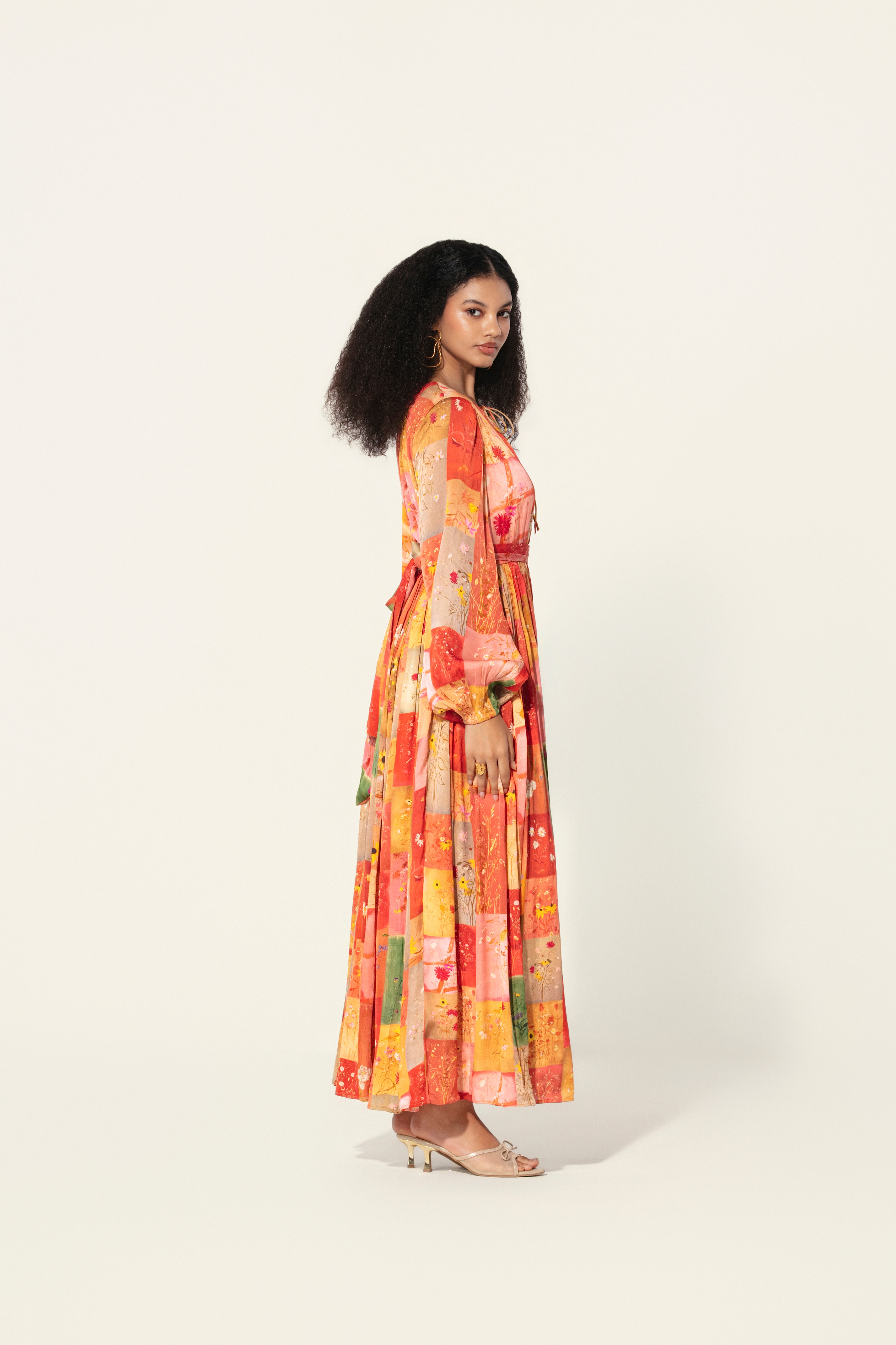 Bunila in Vijaya Silk Long Dress