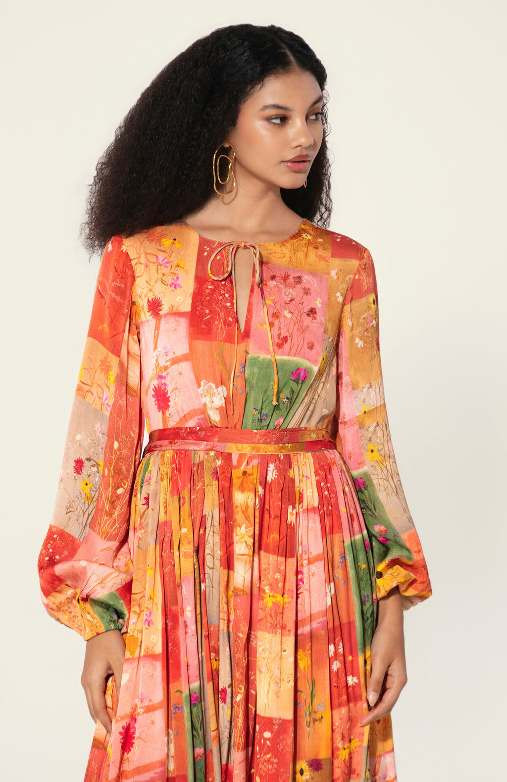 Bunila in Vijaya Silk Long Dress