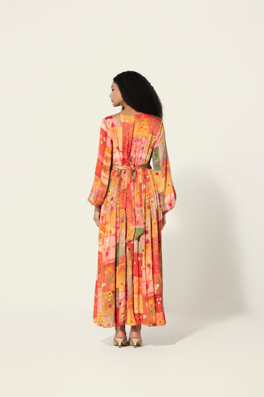 Bunila in Vijaya Silk Long Dress