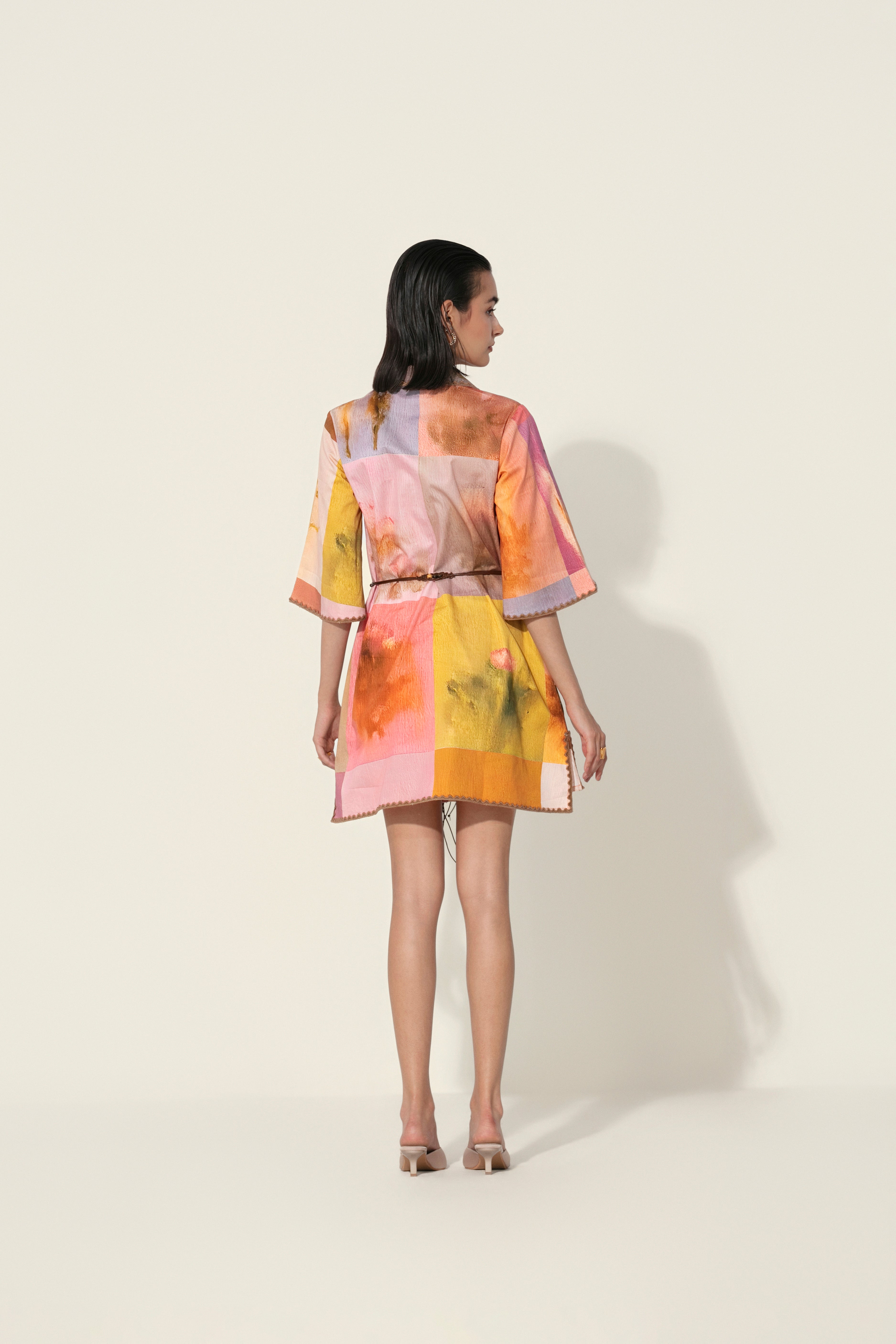 Amelia Belted Tunic Dress