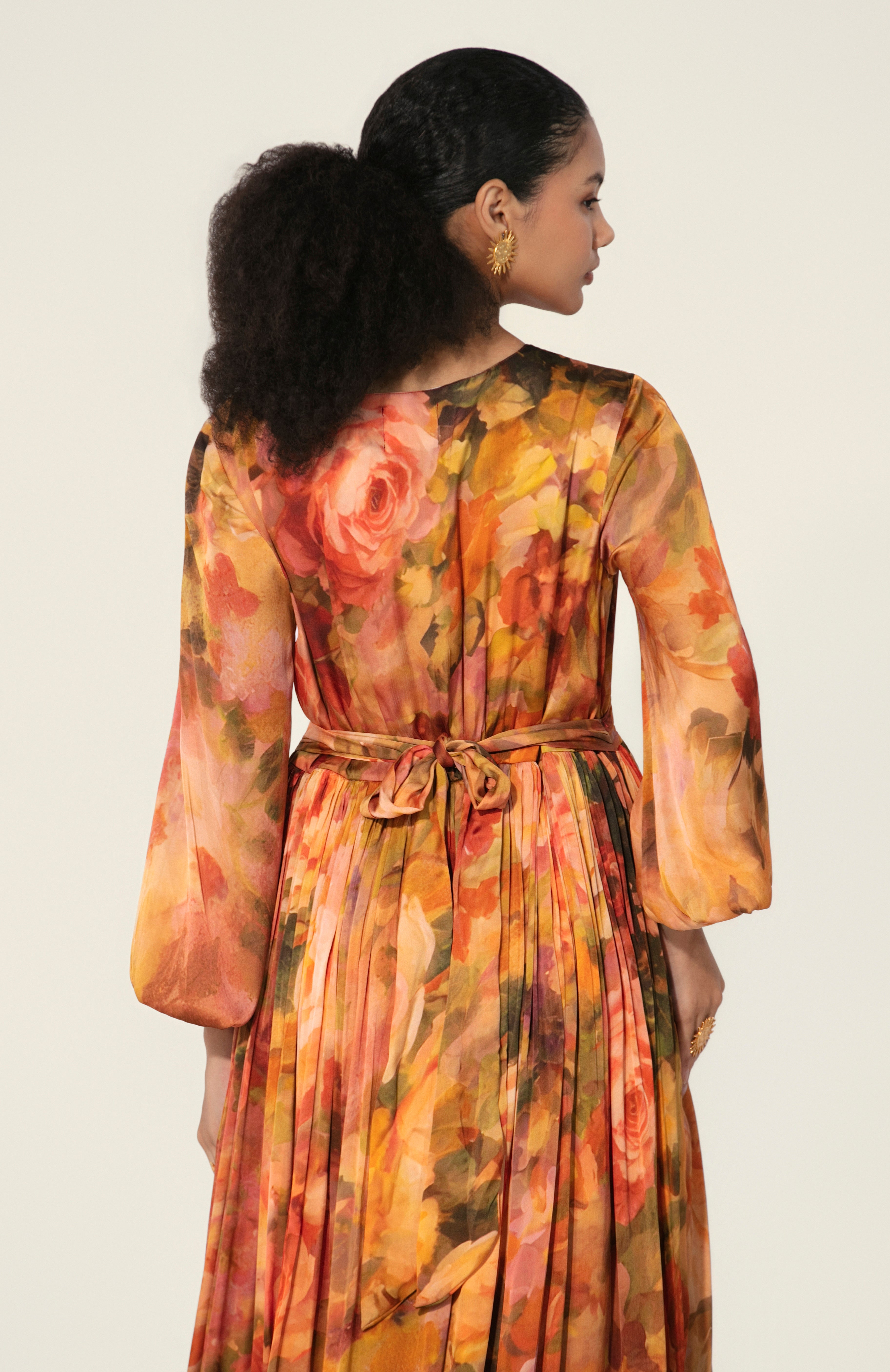 Mahlaqa Silk Long Dress