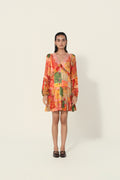Vijaya Ruffle-Trim Mini Dress