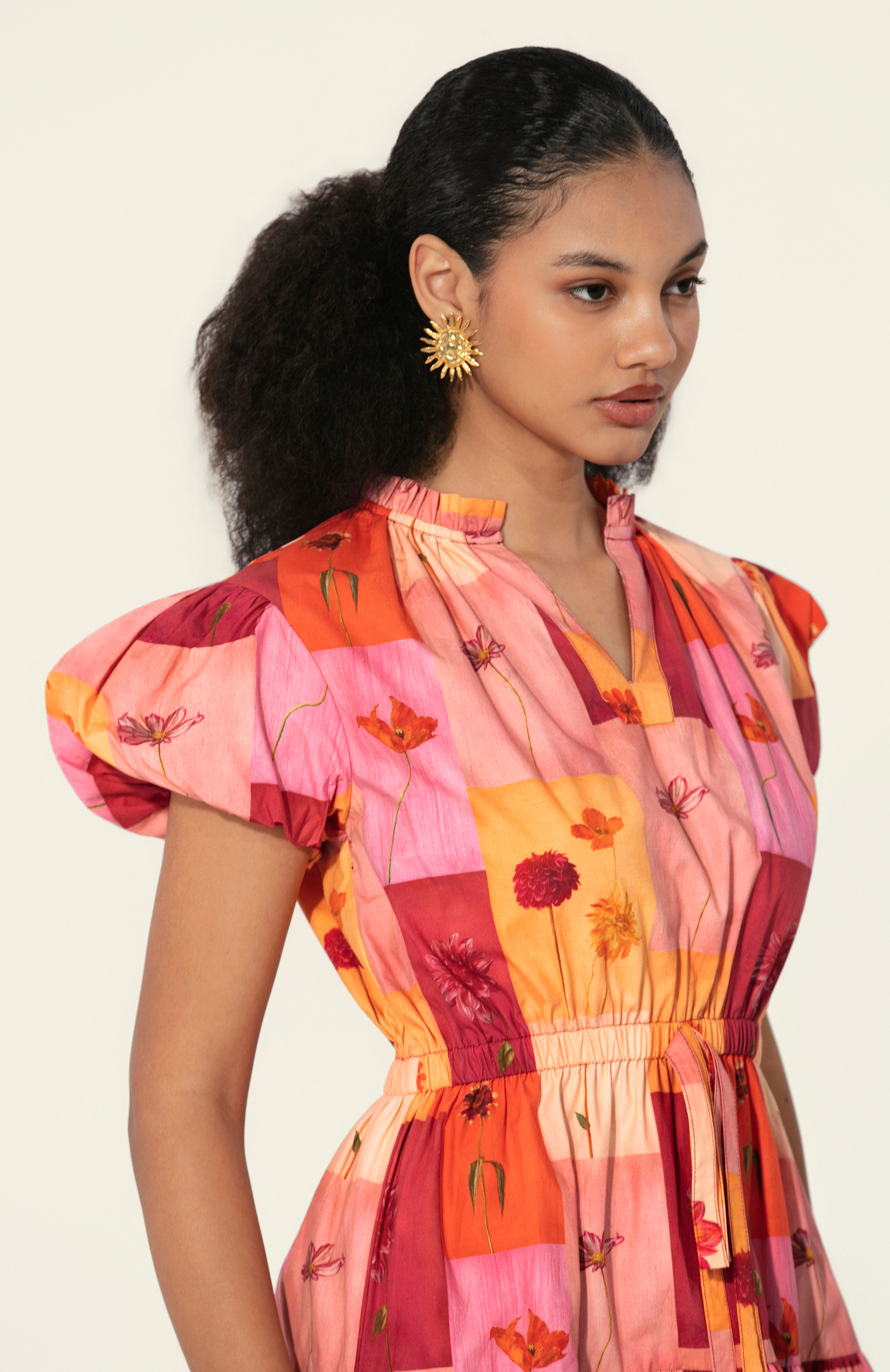 Rosita Drawstring Mini Dress