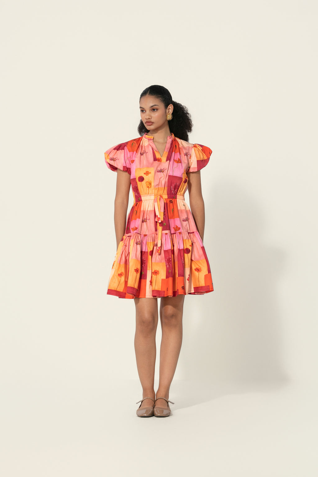 Rosita Drawstring Mini Dress