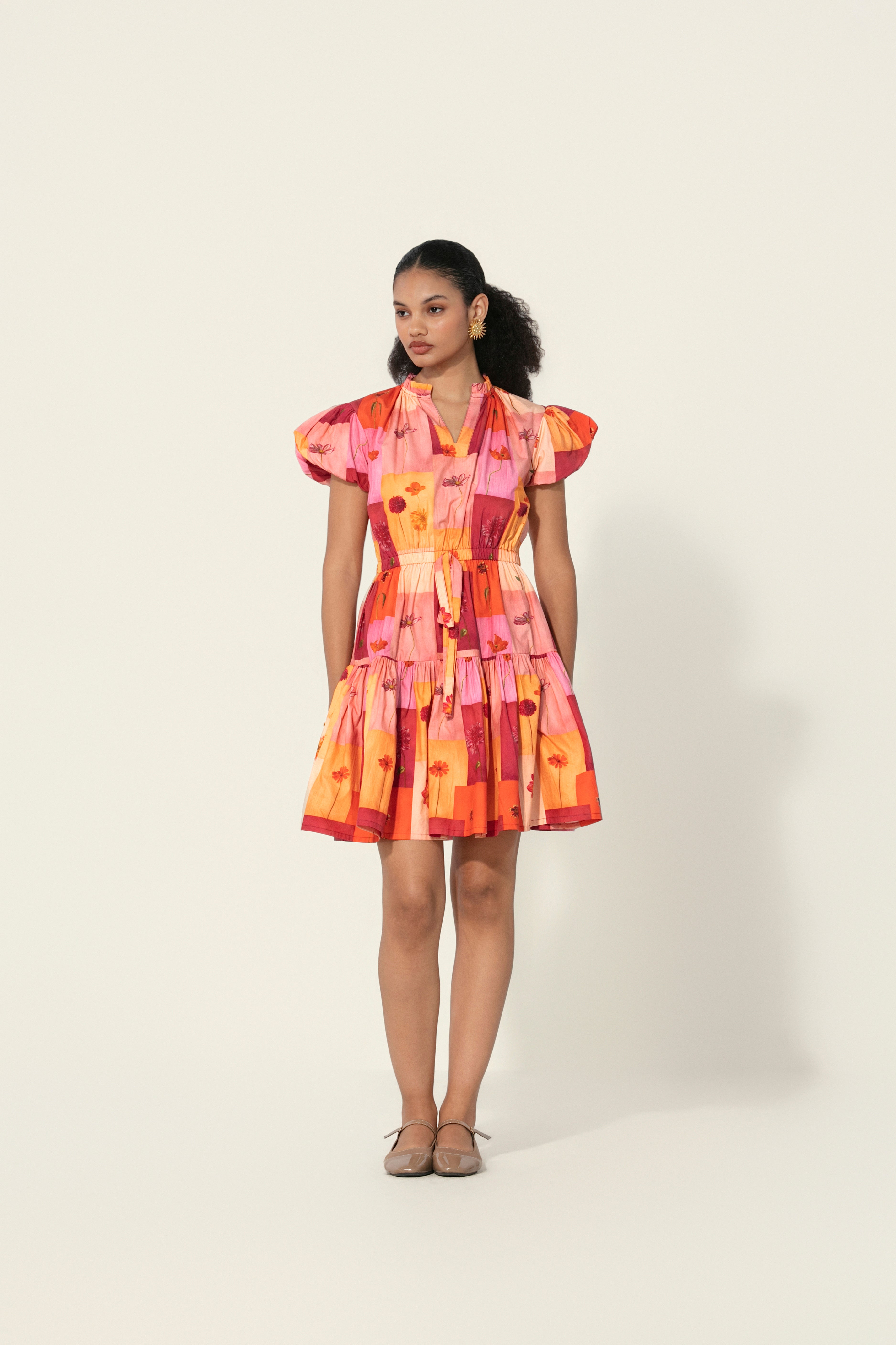 Rosita Drawstring Mini Dress