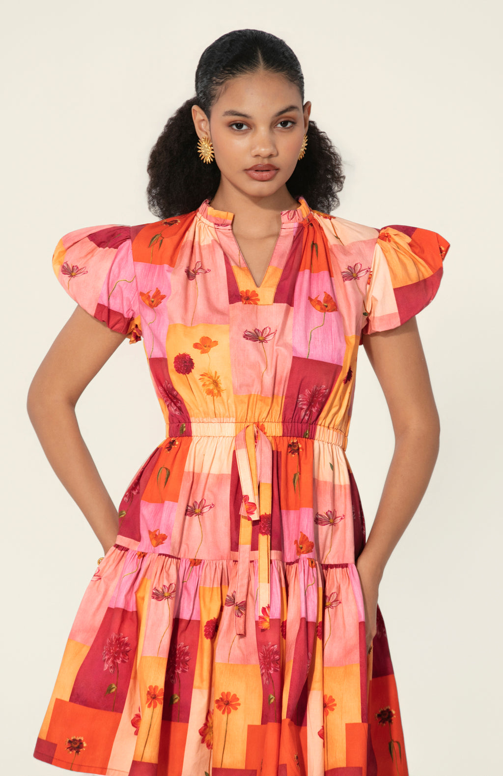 Rosita Drawstring Mini Dress