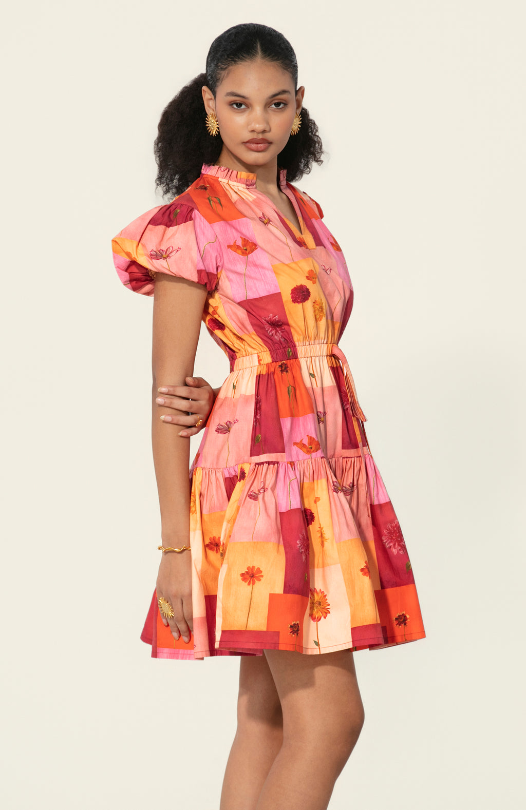 Rosita Drawstring Mini Dress