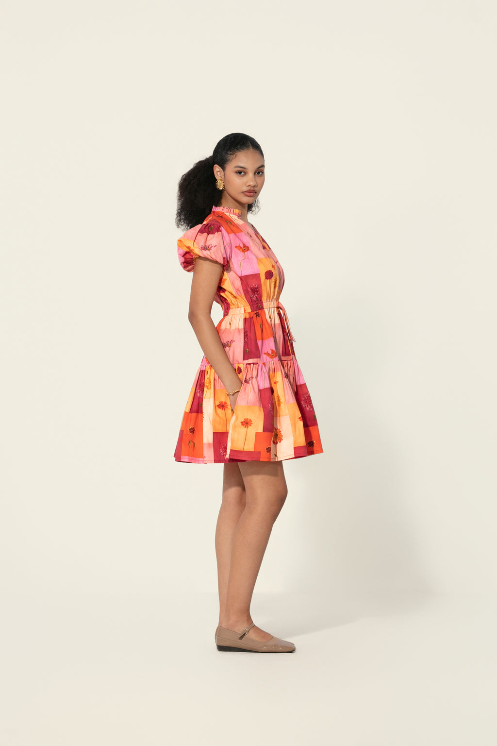 Rosita Drawstring Mini Dress