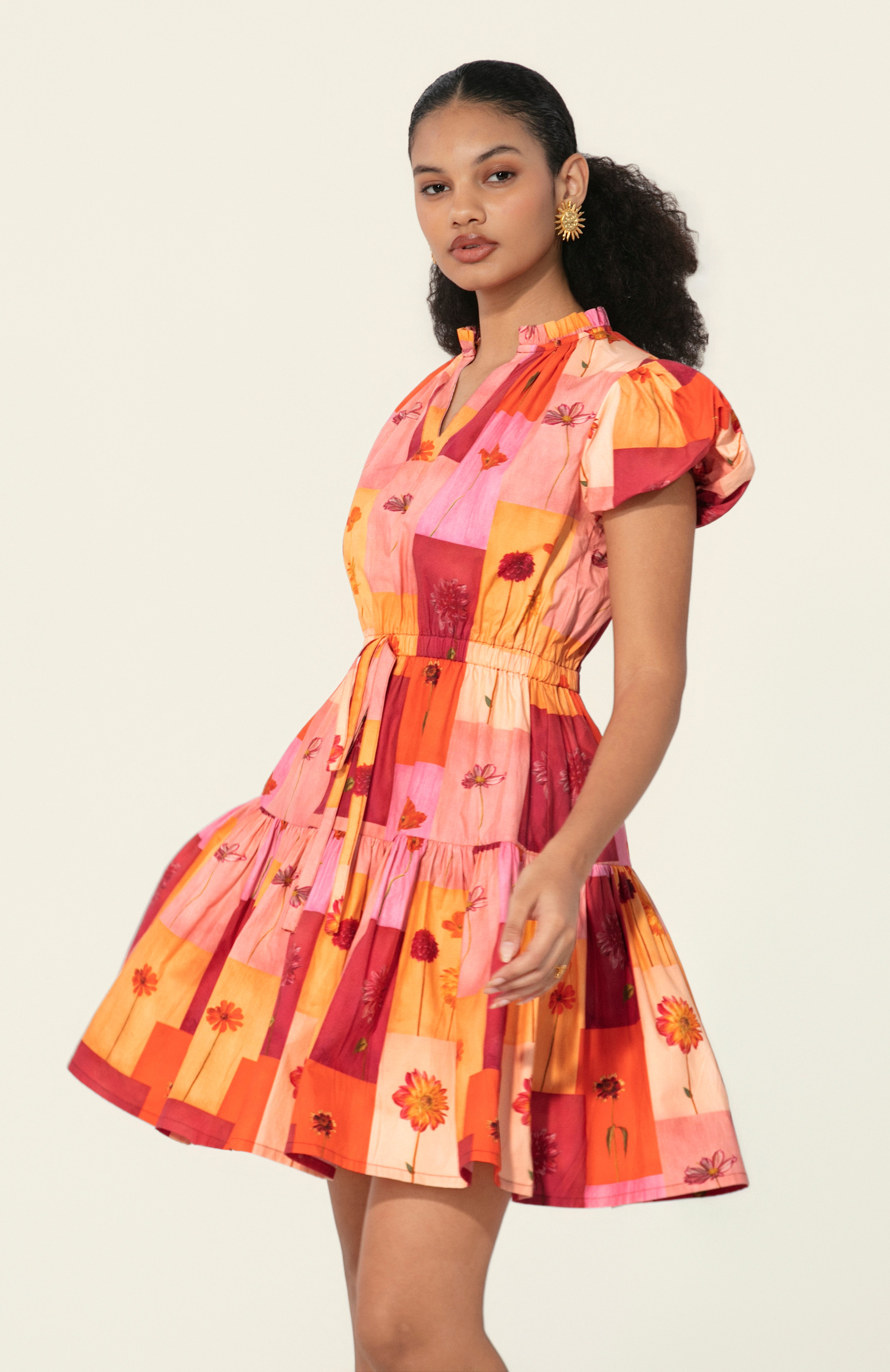 Rosita Drawstring Mini Dress