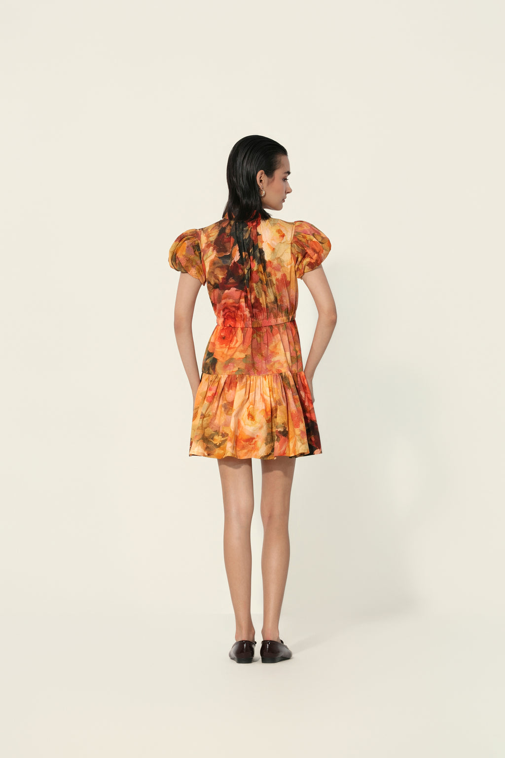 Mahlaqa Drawstring Mini Dress