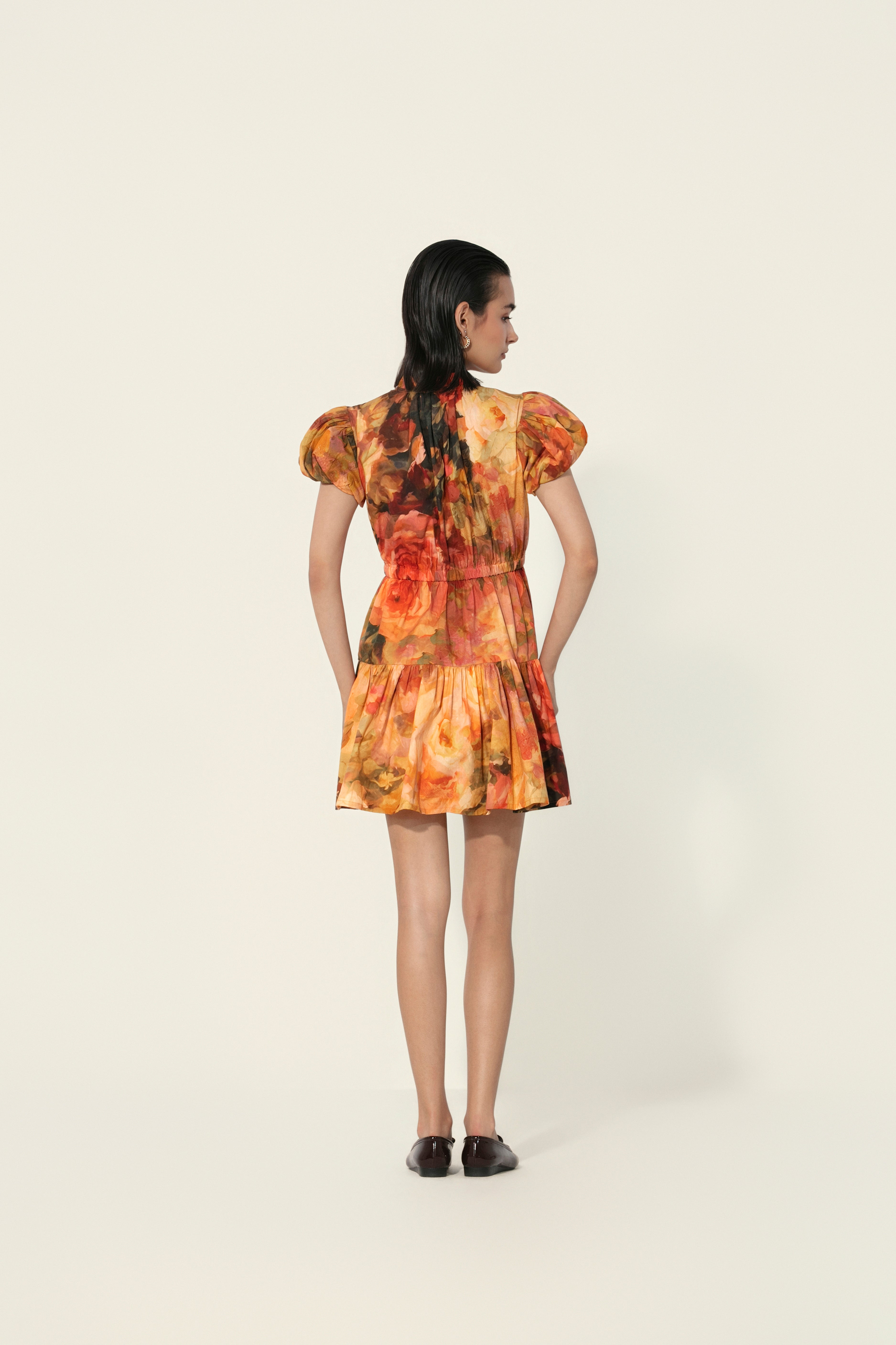 Mahlaqa Drawstring Mini Dress