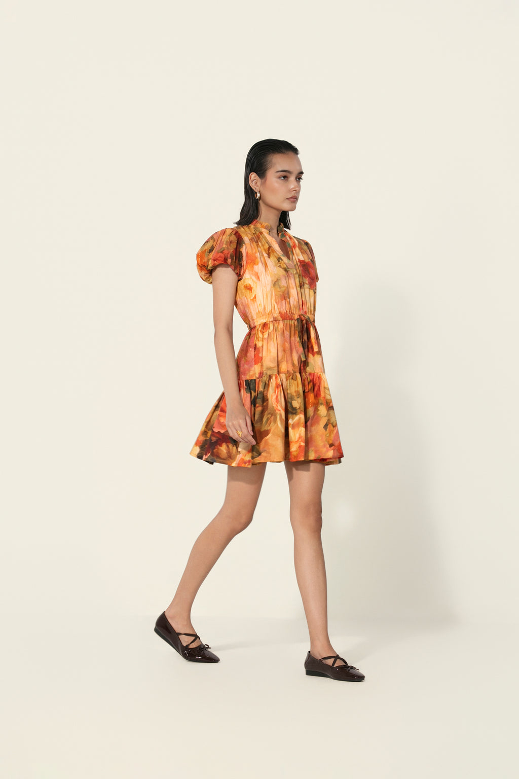 Mahlaqa Drawstring Mini Dress