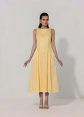 The Sun Shirred Panel Maxi Dress