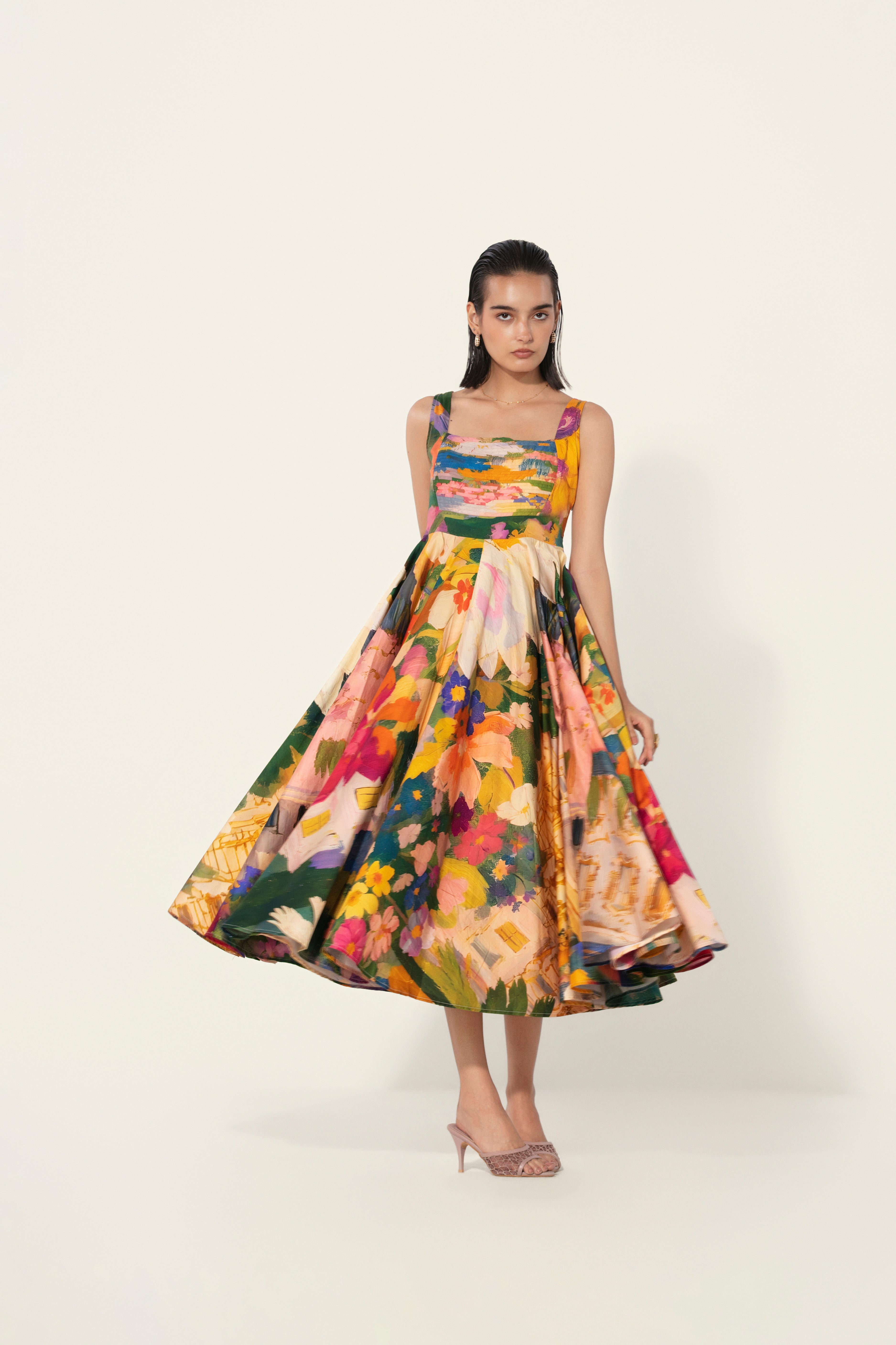 Jeanne Sculpted Long Dress