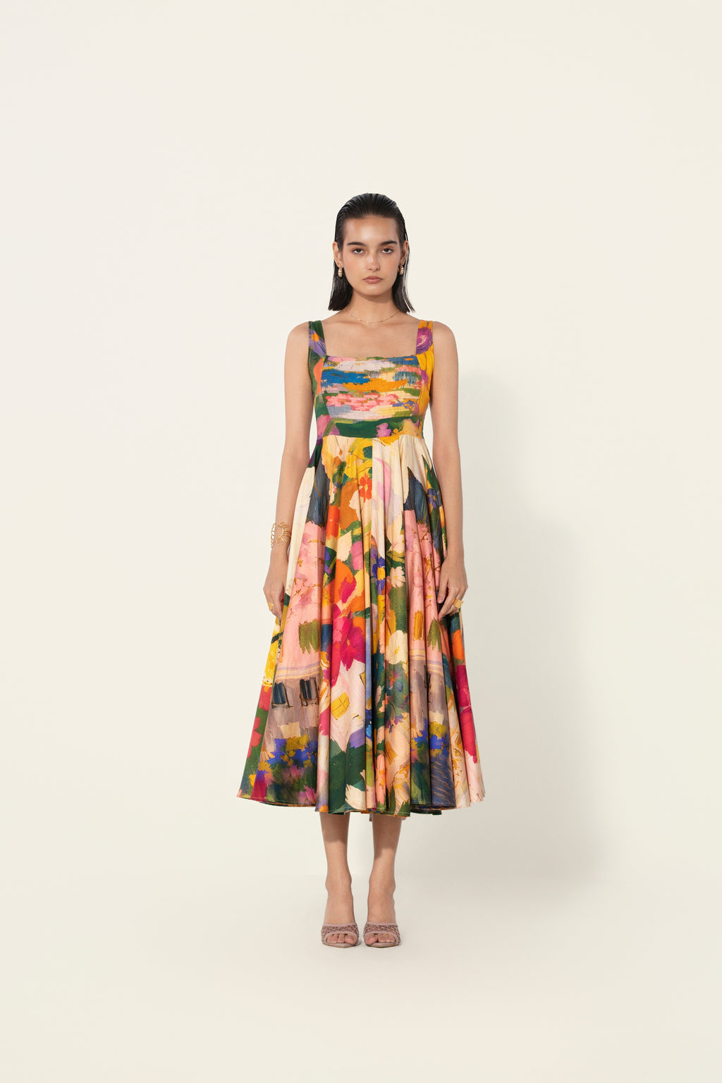 Jeanne Sculpted Long Dress