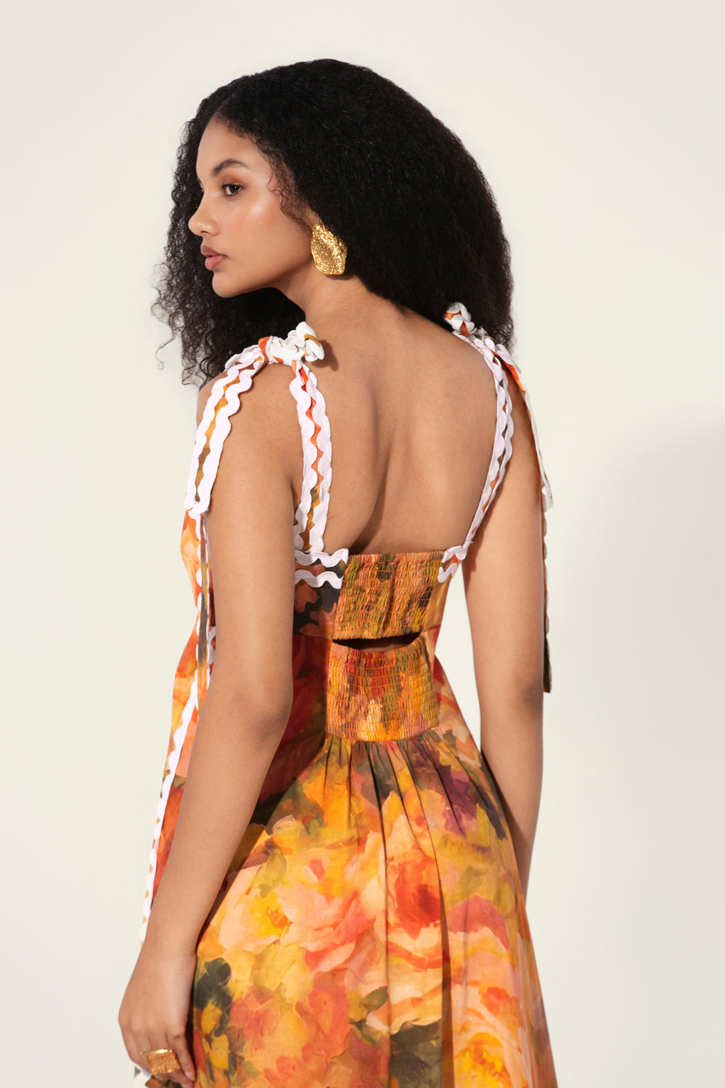 Mahlaqa Framed Maxi Dress