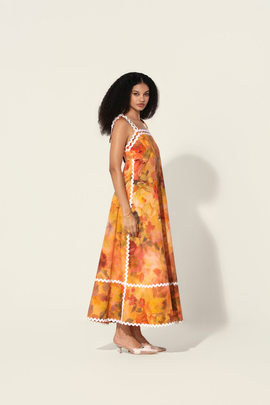 Mahlaqa Framed Maxi Dress