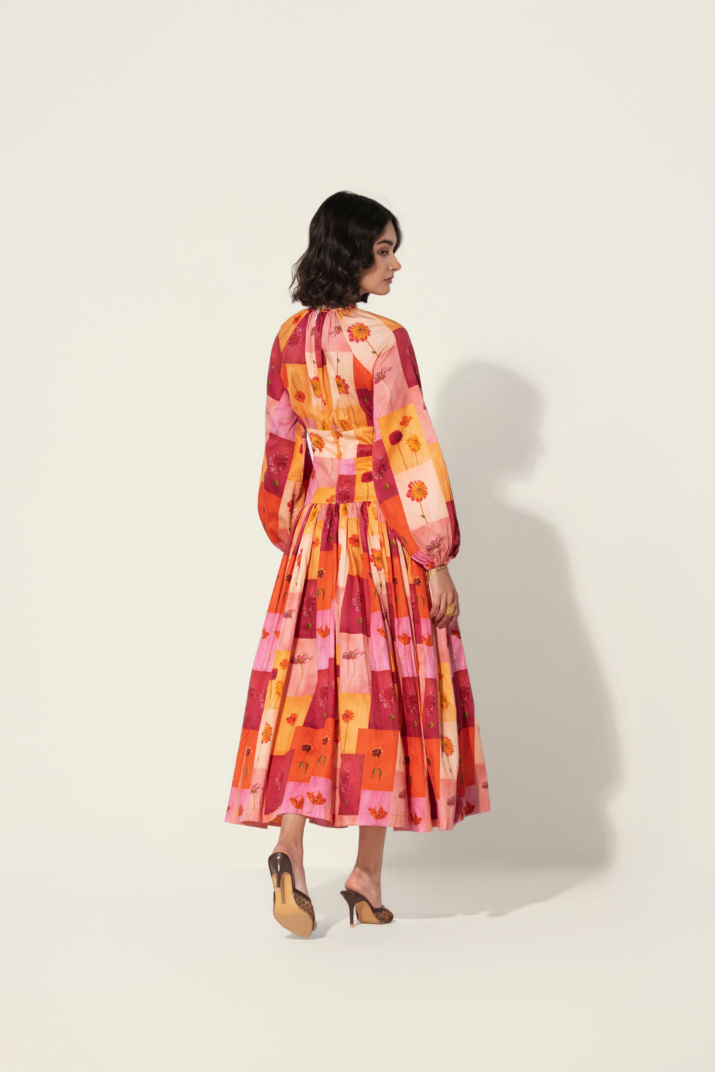 Rosita Cutout Gathered Dress