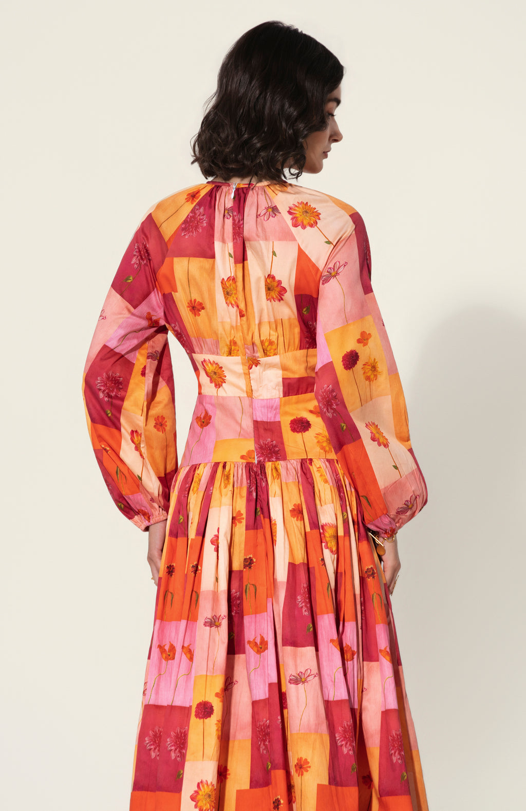 Rosita Cutout Gathered Dress