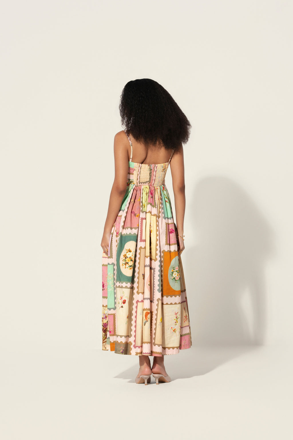 Vianna in Marianne Panelled Maxi Dress
