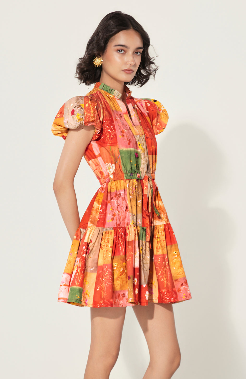 Vijaya Drawstring Mini Dress