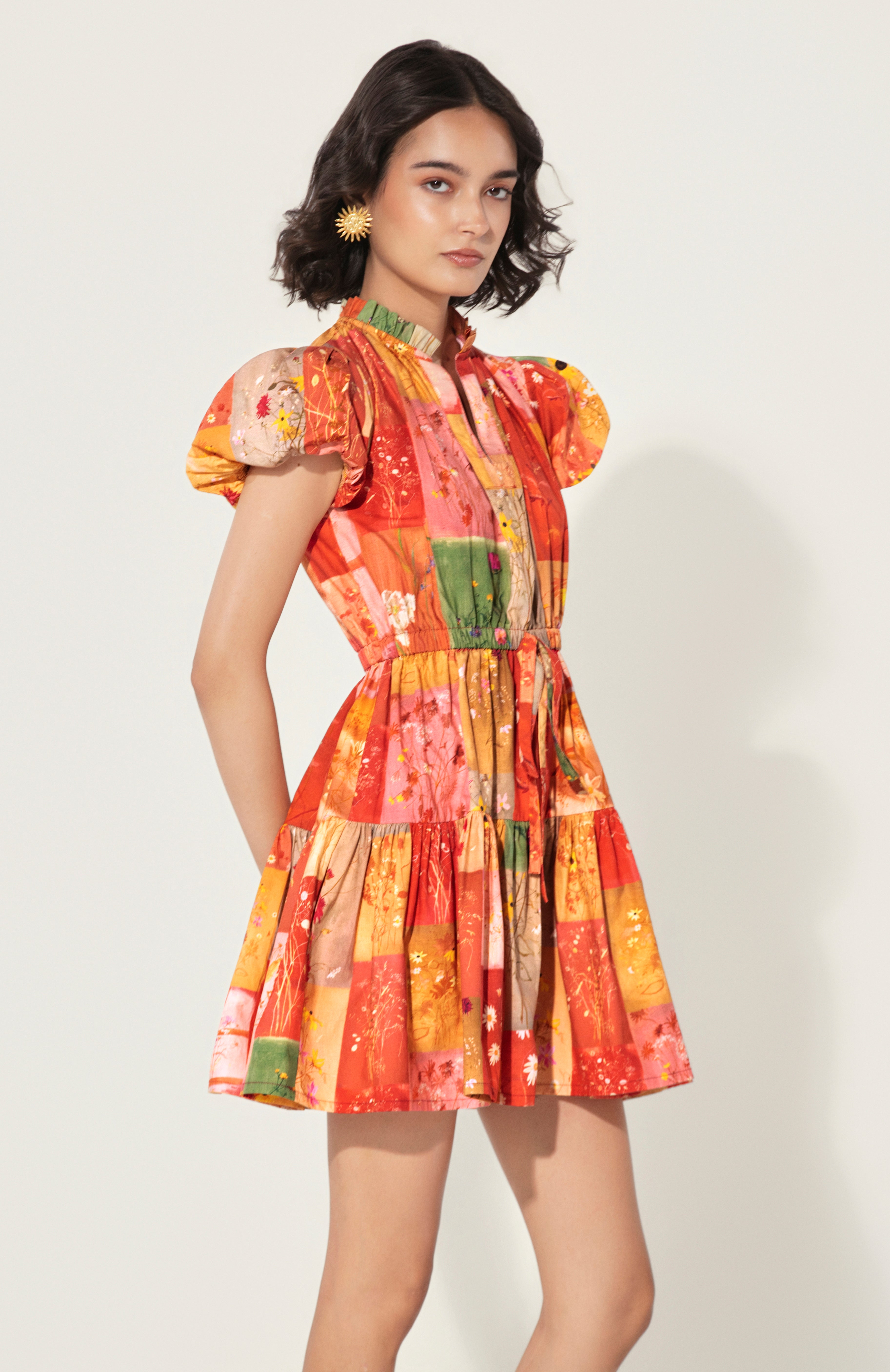 Vijaya Drawstring Mini Dress