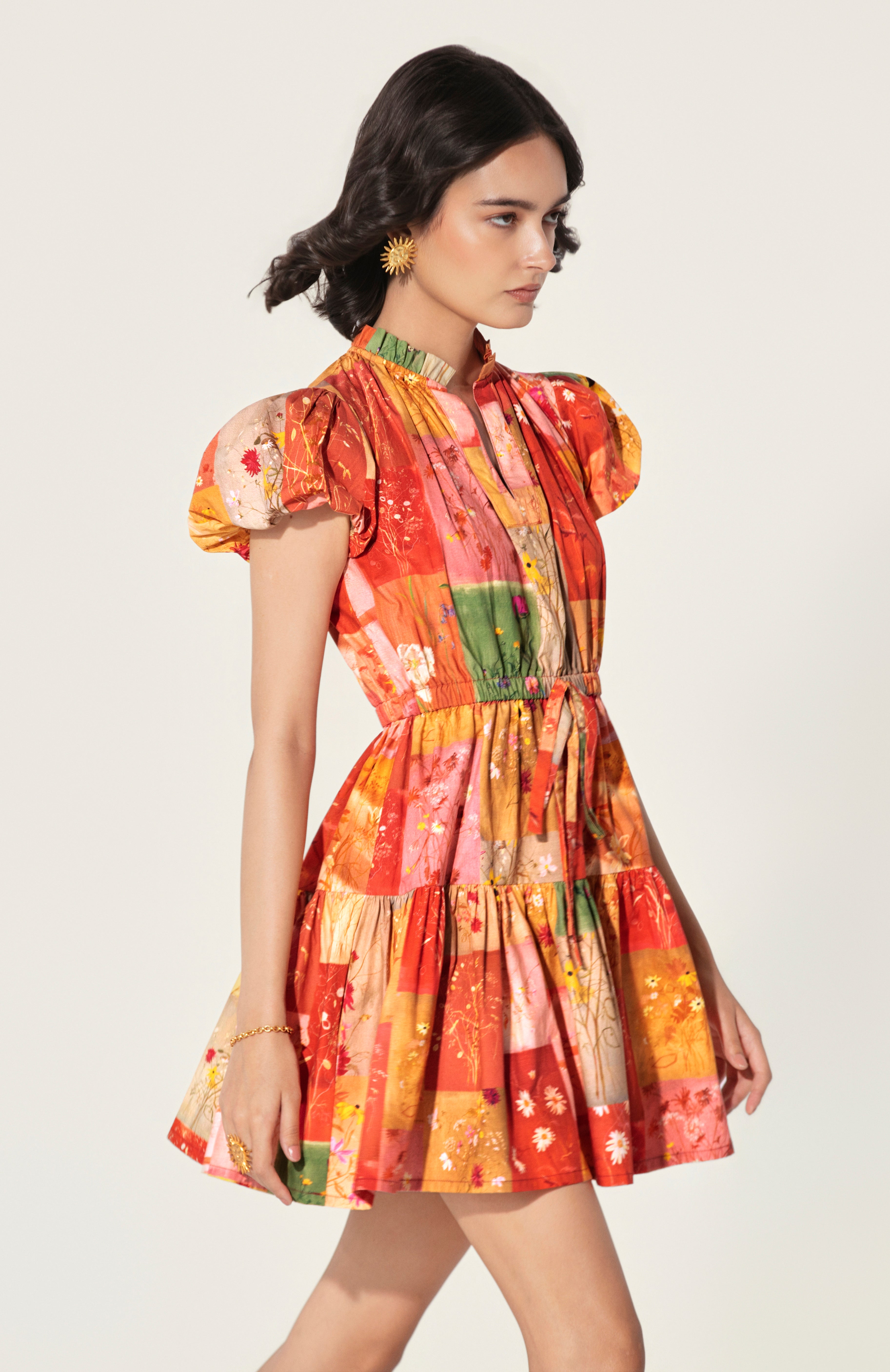 Vijaya Drawstring Mini Dress