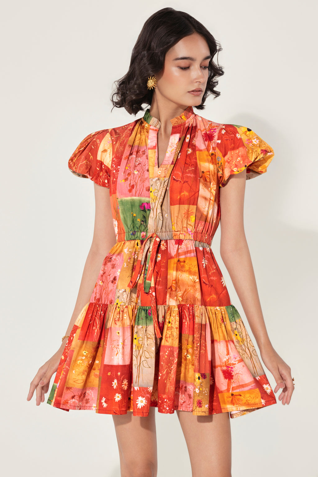 Vijaya Drawstring Mini Dress