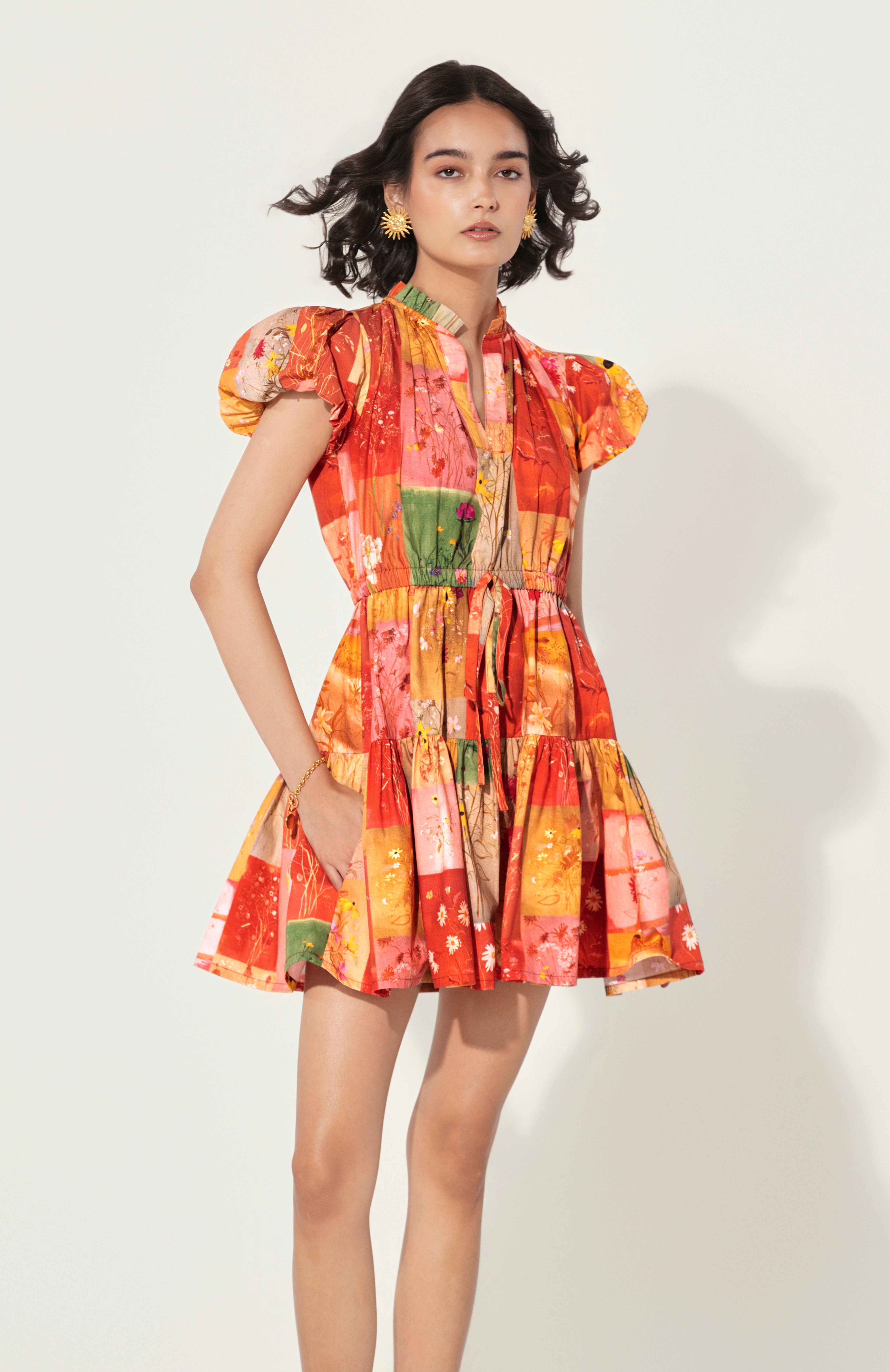 Vijaya Drawstring Mini Dress