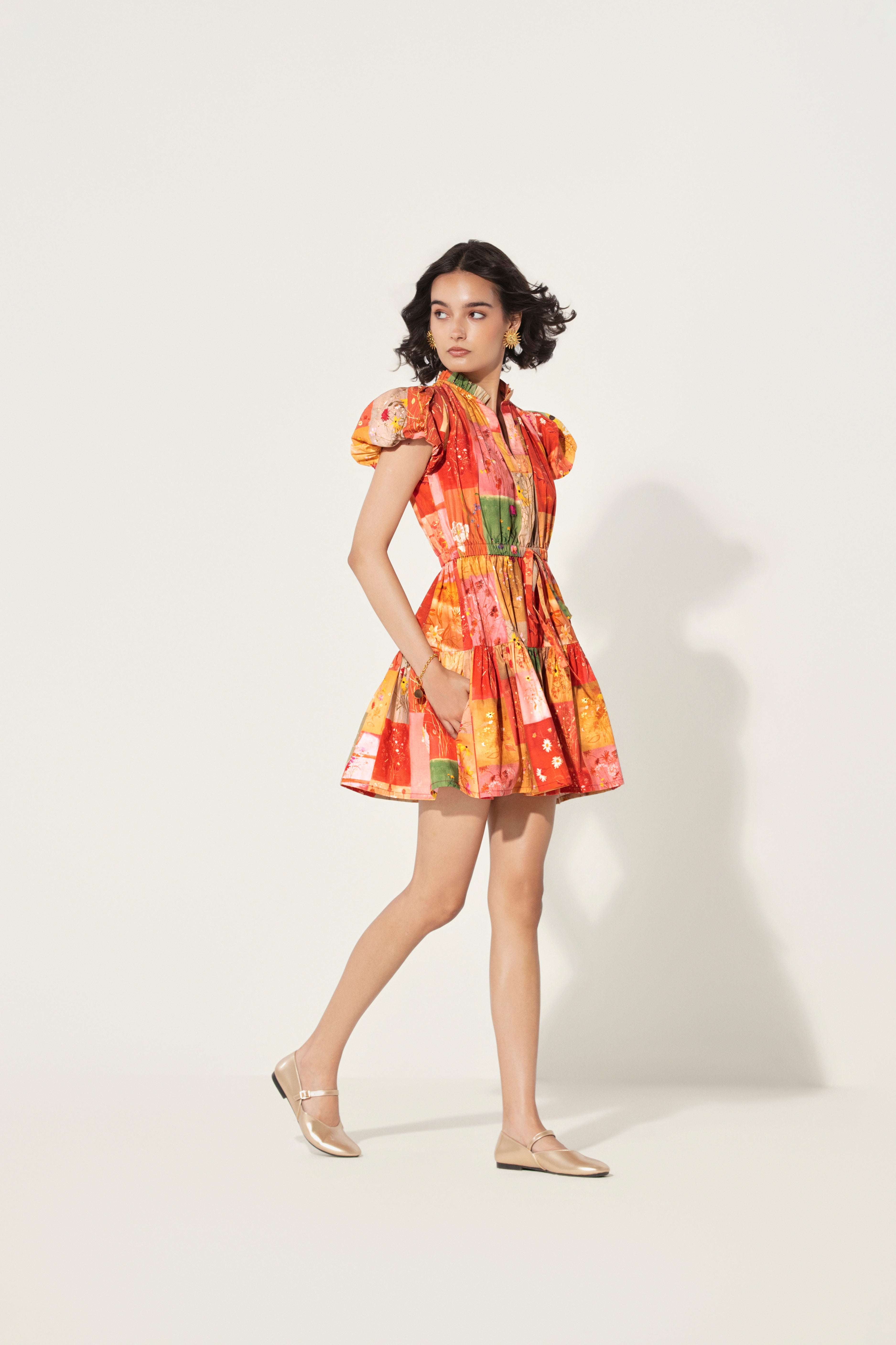 Vijaya Drawstring Mini Dress