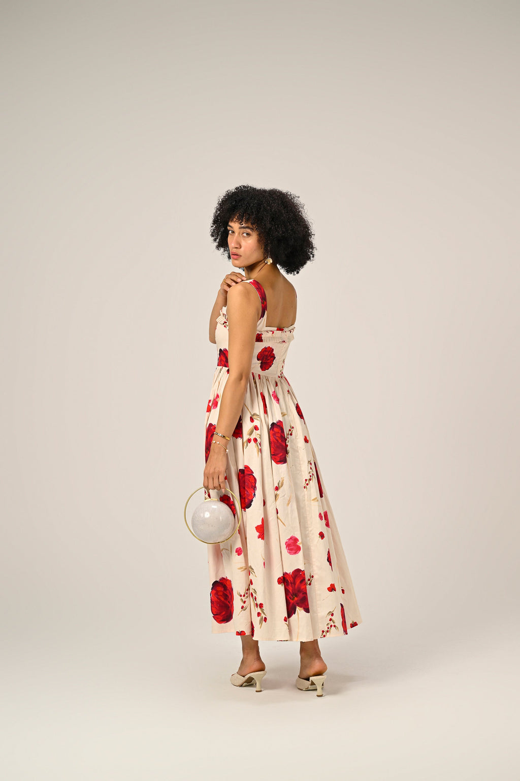 Scarlet Meadow Maxi Dress