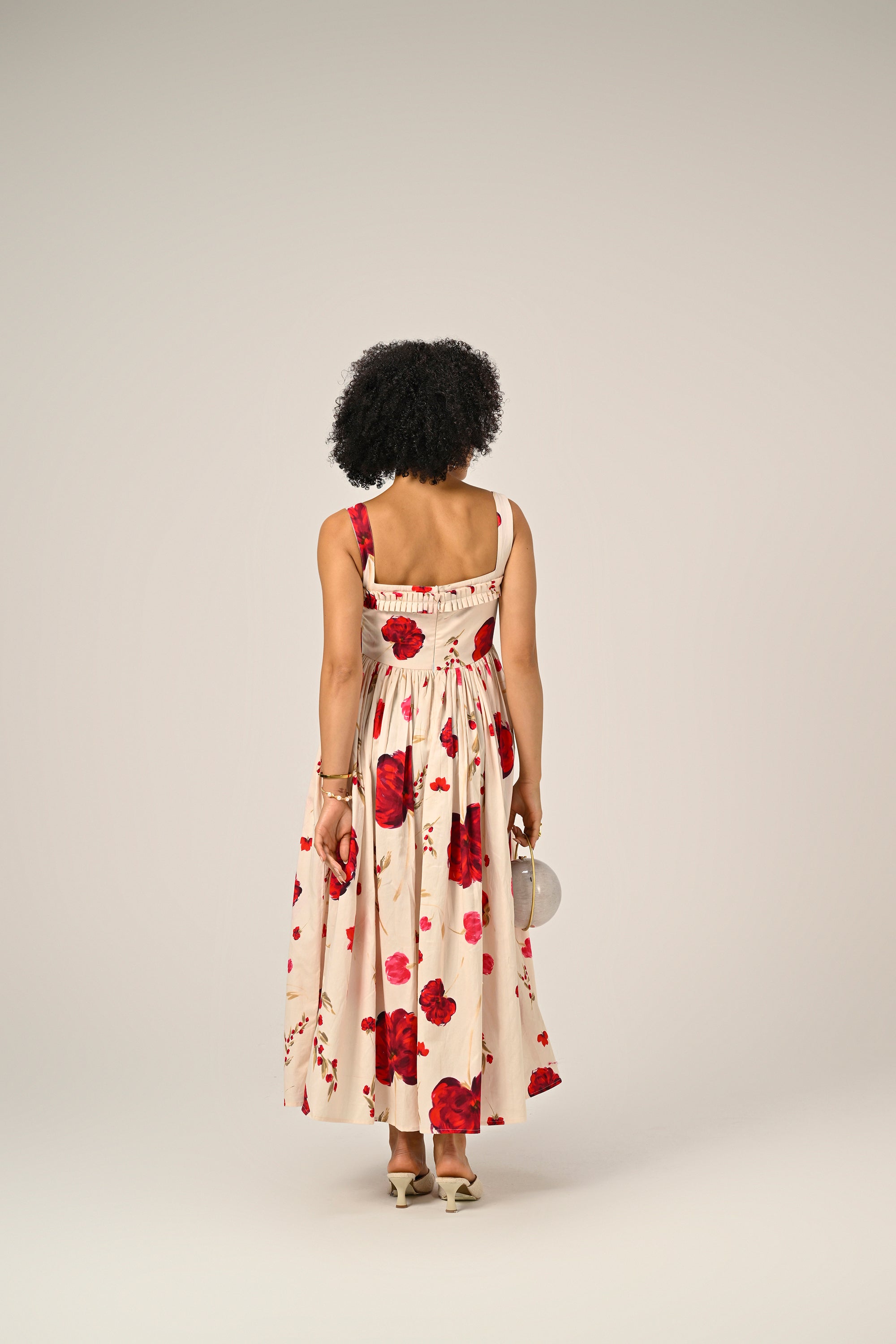 Scarlet Meadow Maxi Dress