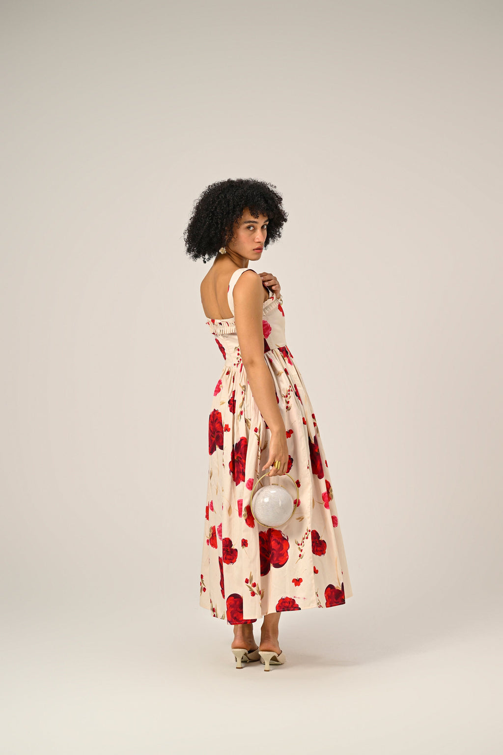 Scarlet Meadow Maxi Dress