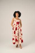 Scarlet Meadow Maxi Dress