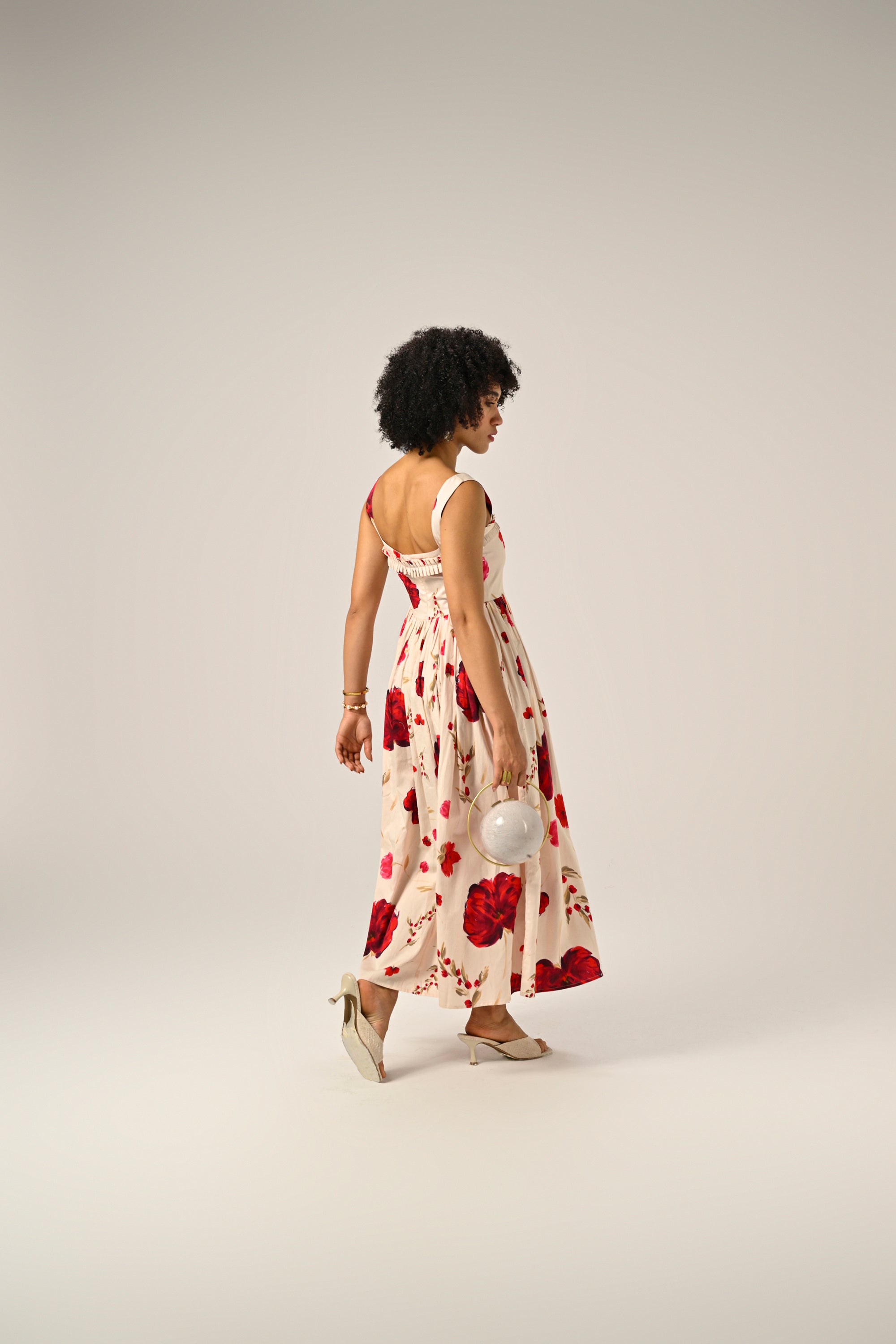 Scarlet Meadow Maxi Dress